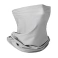 thumbnail image 4 of Almencla Bandana Scarf Face Cover with Ear Hanging Polyester Windproof Protection for Party, Raves Comfortable Light Gray, 4 of 8