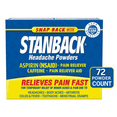 Stanback Headache Powders OnTheGo Relieves Pain Fast Aspirin (NSAID