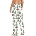 thumbnail image 6 of Men's Pajama Pants Christmas Tree on Truck Cotton Long Sleepwear Lounge Pants XL, 6 of 7