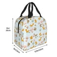 thumbnail image 2 of Easygdp Squirrel In The Forest Premium Insulated Lunch Bag - Waterproof Oxford Cloth, Aluminum Foil Lining, Large Capacity, Front Pocket, Unisex for Work, School, Outdoor Activities, Picnics, 2 of 5