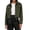 Army Green——Jackets, variant on Cropped Bomber Jackets for Women Faux Suede Zip-Up Biker Moto Coat Outwear for Winter Warmth Red M