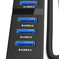 thumbnail image 2 of Hub USB 3.0 portátil CUTICAT de 4 puertos adaptador para computadora de escritorio, 2 of 2