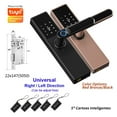 thumbnail image 2 of Biometric Electronic Door Lock Digital Black Smart Lock Tuya App Remote Unlocking Keyless Lock Fingerprint Door Lock ,Smart and Convenient, 2 of 6