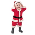 thumbnail image 1 of Kids Child Christmas Cosplay Costume Santa Claus Baby Xmas Outfit Set Dress Pants Tops Hat Cloak Belt For Boys Girls, 1 of 4