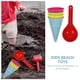 thumbnail image 5 of 5 piezas de juguetes de playa para niños: conos y cucharas para helado de arena y playa (color aleatorio)., 5 of 8