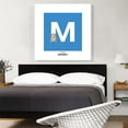 thumbnail image 2 of ARTCANVAS Kids Animal Alphabet Letter M Canvas Art Print - Size: 36" x 36" (1.50" Deep), 2 of 9