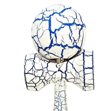 Bahama Kendama Full Crackle - White over Blue
