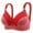 Red, variant on yievot Wireless Bras for Women Wirefree Full Coverage Push Up Bra Lift and Support Comfort Everyday Bras Bralette