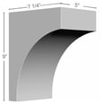 thumbnail image 2 of Ekena Millwork 5"W x 7 1/4"D x 9"H Stockport Bracket, 2 of 5