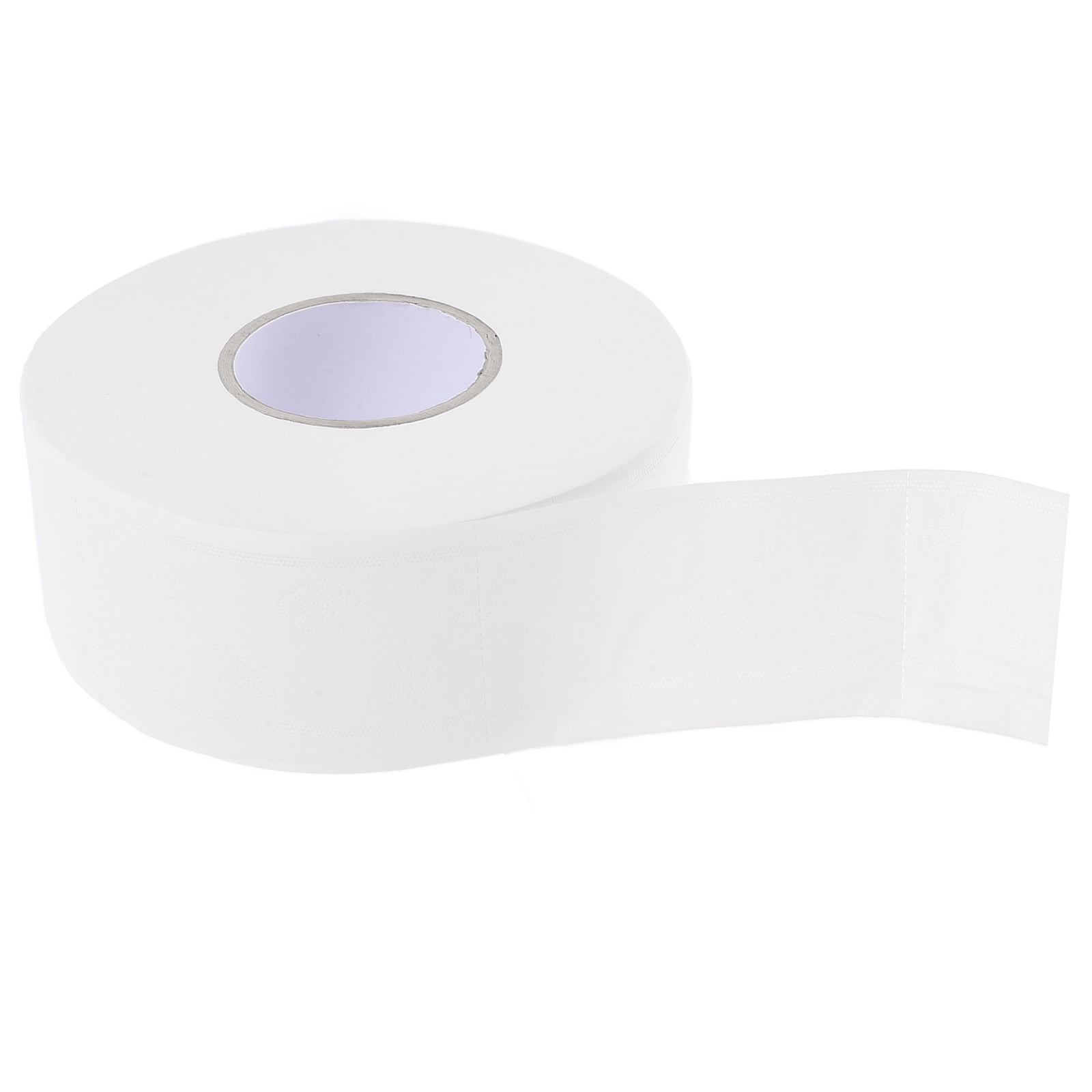 HONMEET White Toilet Roll Tissue 1Pcs Round for Bathrooms Hotels Offices Traffic Areas Bathroom Tissue