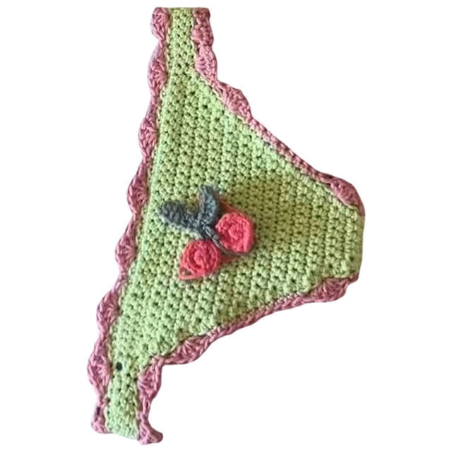 Handmade Crochet Bikini Bookmarks Funny Underwear Shaped Bookmark Page Holder For Books Unique Gift For Book Lovers