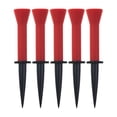 thumbnail image 1 of 5 piezas de golf de goma, equipos de golf de golf, entrenamiento de golf resistente al desgaste Rojo .6cm Cola Camisetas de palos de golf, 1 of 8