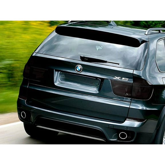 Rvinyl Tail Light Tint Covers Compatible with BMW X5 2007-2010 - Matte Smoke