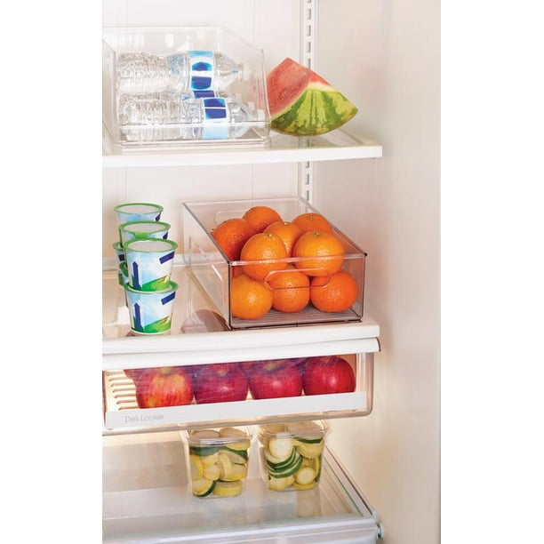 Copco Clear Refrigerator Storage Bin With Builtin Handles Walmart
