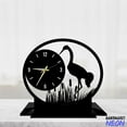 thumbnail image 3 of Handmadetneonsign Flamingo Tabletop Metal Clock, Flamingo Desktop Clock, Clock Home Decor 93258, 3 of 4