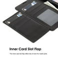 thumbnail image 5 of Bemz Pocket Clutch Wallet (6 Card Slots, Money Fold, ID Window) Case for iPhone 14 - Black, 5 of 8