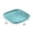 Blue_A, variant on Square Snack Serving Tray, Plastic Candy Dish Fruit Platter for Coffee Table, Reusable Snack Plate for Home Entertaining