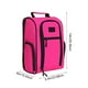 thumbnail image 3 of Golf Shoe Bag Oxford Fabric | Breathable Dustproof Sports Shoe Storage | Separate Compartments | Portable Handle | Sturdy Zippers | 14x9.4x6in | 1pc | Black Gray Hot Pink, 3 of 6