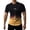 Yellow, variant on Bibifish Mens Tops Ombre Brown To White Whatever Print Tshirts Slim Fit Short Sleeve Crew Neck Casual Daily Outdoor Streetwear Fashion Graphic Tees