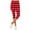 Red, variant on UVEASISHA Skirted Leggings for Women Striped High Waist Capri Yoga Pants Lightweight Comfy Athletic Pants Black XXL