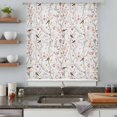 thumbnail image 5 of Flowers Birds Sheer Curtains 45 Inches Long, Spring Botanical Floral Tree Branches Light Filering Curtains, Breathable Simi Curtain Privacy Drapes for Kitchen Bathroom Small Window Treatment, 5 of 9