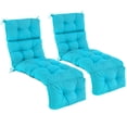 thumbnail image 1 of Costway 2 PCS 73" Lounge Chaise Cushion Padded Recliner Cushion Indoor Outdoor Grey, 1 of 10