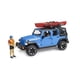 thumbnail image 1 of Auto de juguete Bruder Jeep Wrangler Rubicon Unlimited con kayak 1:16, 1 of 5