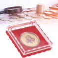 thumbnail image 2 of Moneda Conmemorativa del Año del Cerdo Ormromra Regalo Plisado de Plata, 2 of 8