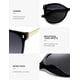 thumbnail image 5 of Lentes de Sol Redondos Polarizados SOJOS para Mujeres y Hombres, Sobredimensionados, Protecci f3n UV, Negro/Gris, 5 of 6