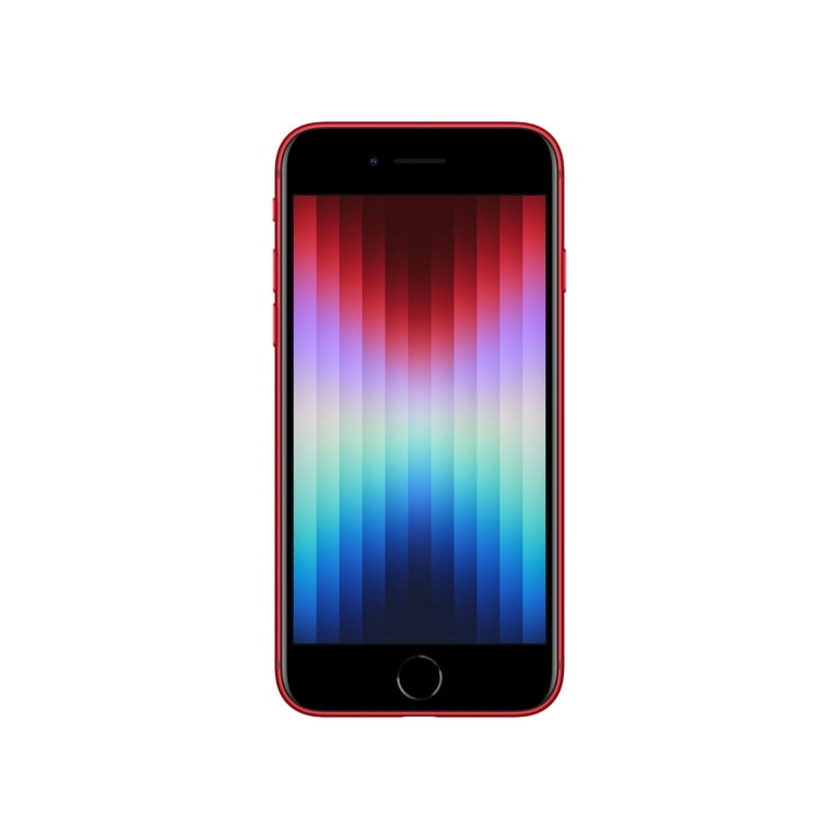 Straight Talk Apple iPhone SE (2022-3rd Gen) 5G, 64GB, Red Straight Talk Apple iPhone SE (2022-3rd Gen) 5G, 64GB, Red