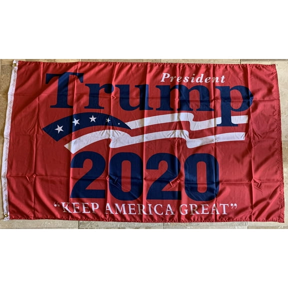 President Trump 2020 KAG Keep America Great Red Rough Tex® 100D 3'X5' Flag