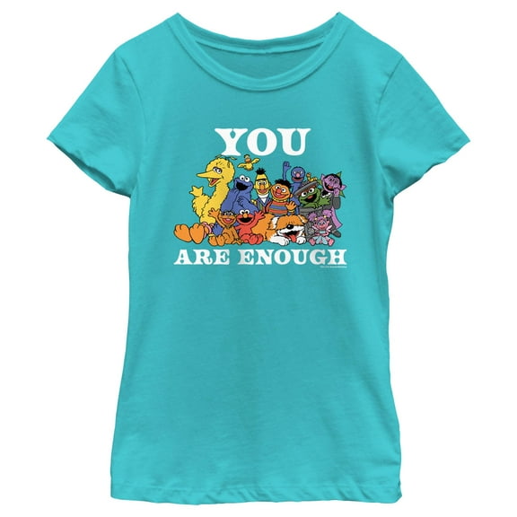Girl's Sesame Street You Are Enough  Graphic T-Shirt