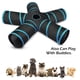 thumbnail image 2 of Túnel plegable para mascotas de 5 agujeros, tienda para gatos, nido, juguete, túnel para conejos y bola para gatos, 2 of 7