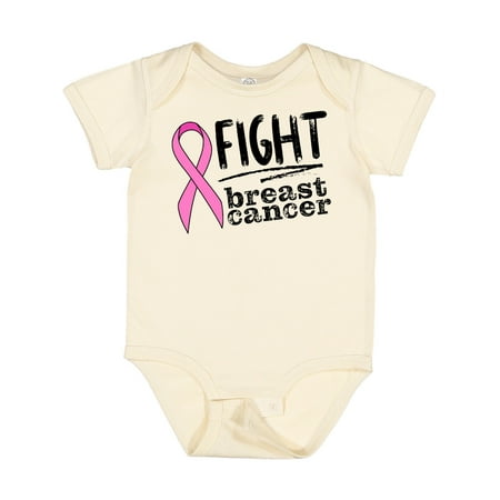 

Inktastic Fight Breast Cancer Pink Ribbon Boys or Girls Baby Bodysuit