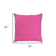 thumbnail image 4 of Fuchsia Solid Color Flange Edge Throw Pillow, 4 of 6
