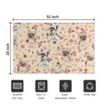 thumbnail image 5 of Yorkie with Pioneer Flower Door Rugs,Washable Non Slip Door Mats Indoor,Decorative Door Mats,Entry Mat Indoor for Entrance,Bedroom,Kitchen,Bathroom,20"x32", 5 of 6