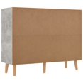 thumbnail image 3 of vidaXL Sideboard Concrete Grey 90x30x72 cm Engineered Wood, 3 of 5
