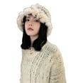 thumbnail image 4 of Gorro de invierno, Gorro de felpa de lana para mujer Gorro de lana para mujer Gorro de felpa de lana para mujer Rendimiento de alta gama, 4 of 9