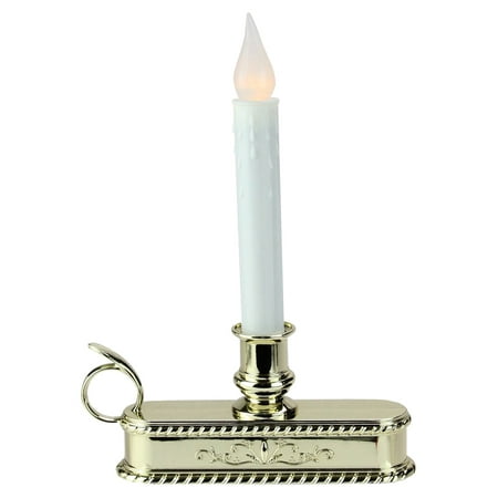 Northlight Flickering LED Battery Operated Window Candle with Handle