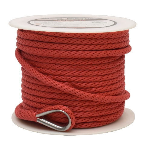 Extreme Max Boat Anchor Line 3006.2669 | Red 3/8 In x 150 Ft