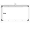 thumbnail image 2 of Privacy Screen With Grommets Design For Outdoor Screen Fence, Weather-Resistant High-Density Polyethylene Breathable Material Windscreen For Patio Backyard (Gray,90X300 Cm), 2 of 5