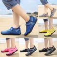 thumbnail image 3 of YaEYa Boys Girls Quick Dry Beach Water Shoes, On Barefoot Aqua Socks, Adjustable Secure Strap, Non Sole for Swimming Surfing Outdoor Activities, 3 of 9