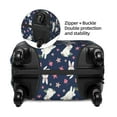 thumbnail image 4 of Kdxio Rabbit And Flower Pattern Luggage Cover for Travel,Elastic and Durable,Fits 18-32 Inch,-No luggage included, 4 of 8