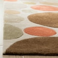 thumbnail image 5 of Contemporary Rug - Modern Art Polyester -Ivory/Multi-Color:Ivory/Multi,Design:Contemporary,Shape:Small Rectangle,Size:6'L x 4'W, 5 of 5
