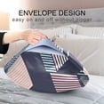 thumbnail image 4 of Yayeee Pillowcase King Size Set of 2 Satin Wrinkle Resistant Pillow Case, Dark Cubes, 4 of 7