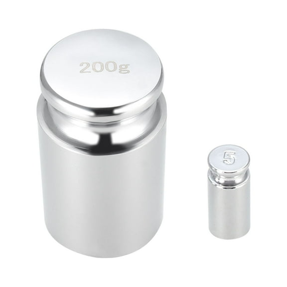 5g 200g M1 Precision Chrome Plated Steel Calibration Weight Set 2 Pack