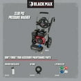 Black Max 3100 PSI Gas Pressure Washer, 212cc OHV Engine