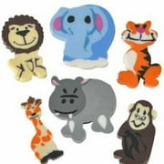 GUMBALLSTUFF Zoo Animal Mini Eraser 144 Assortment for Party Favors Gift Bags Prizes