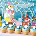 thumbnail image 2 of Cupcake Toppers KINGZONE Happy Birthday, 48 piezas, decoración de fiesta, 2 of 7