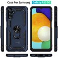 thumbnail image 6 of CoverON For Samsung Galaxy A13 5G Ring Case, Kickstand Rugged Phone Cover Magnetic Car Mount Compatible - Navy Blue, 6 of 7